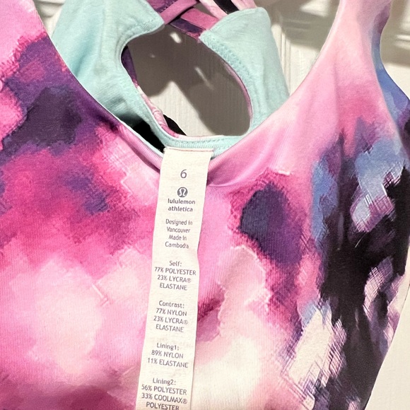 Lulu Lemon Colourful Sports Bra - Picture 5 of 11